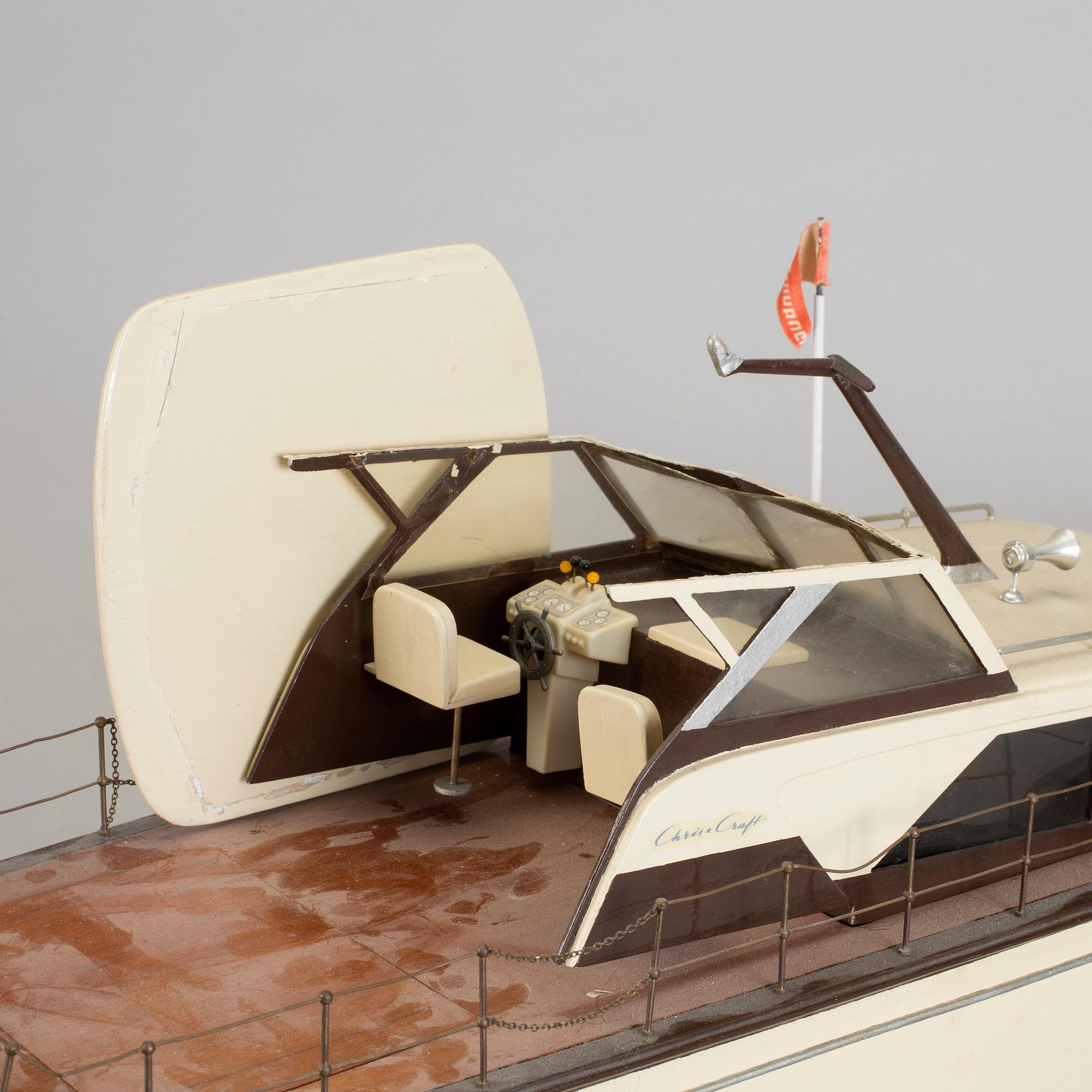A Graupner mid 20th Century model boat.