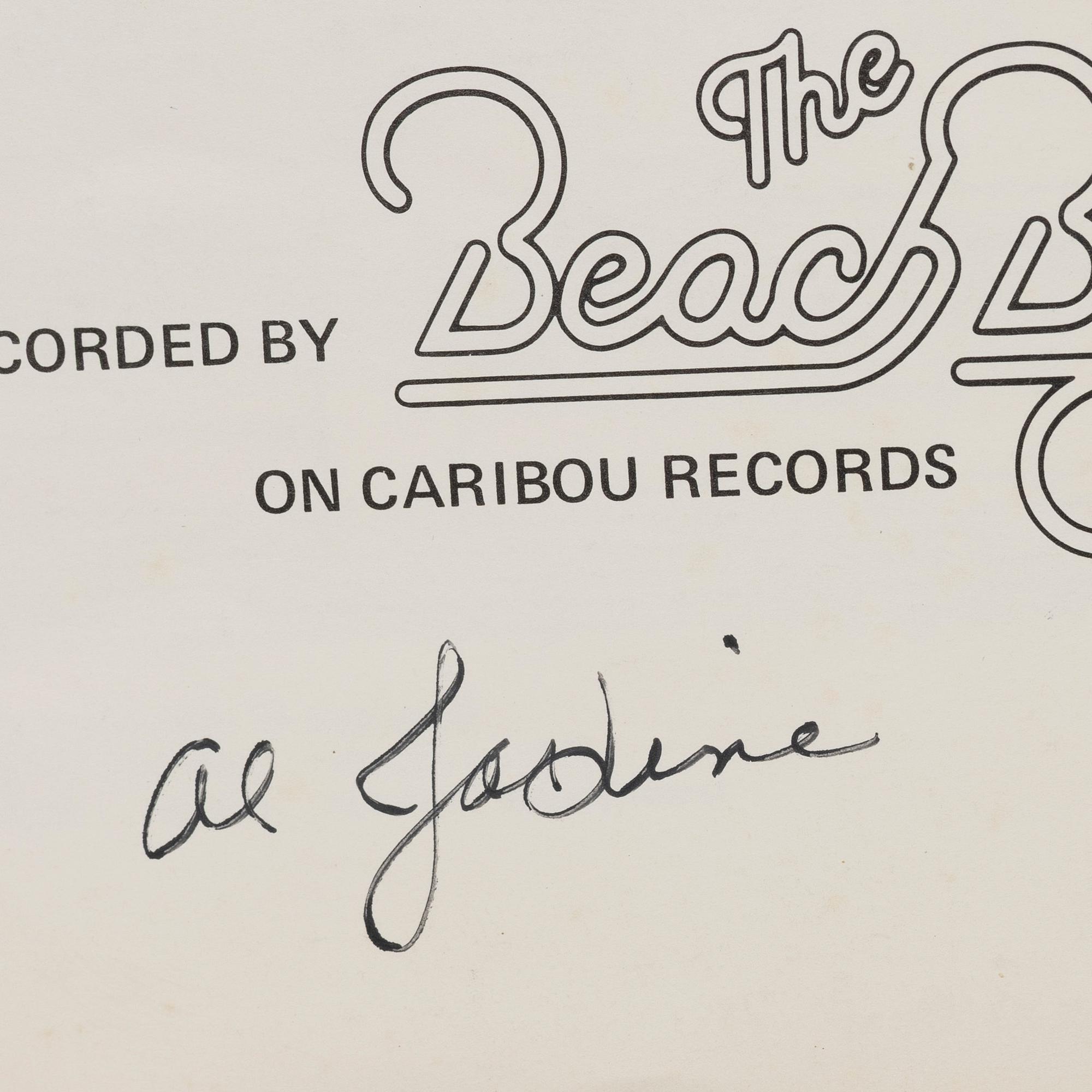 Beach Boys, "Here Comes The Night", signed sheet music, Almo Publications, USA.