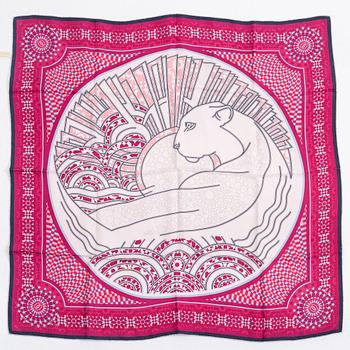 Cartier, scarf.
