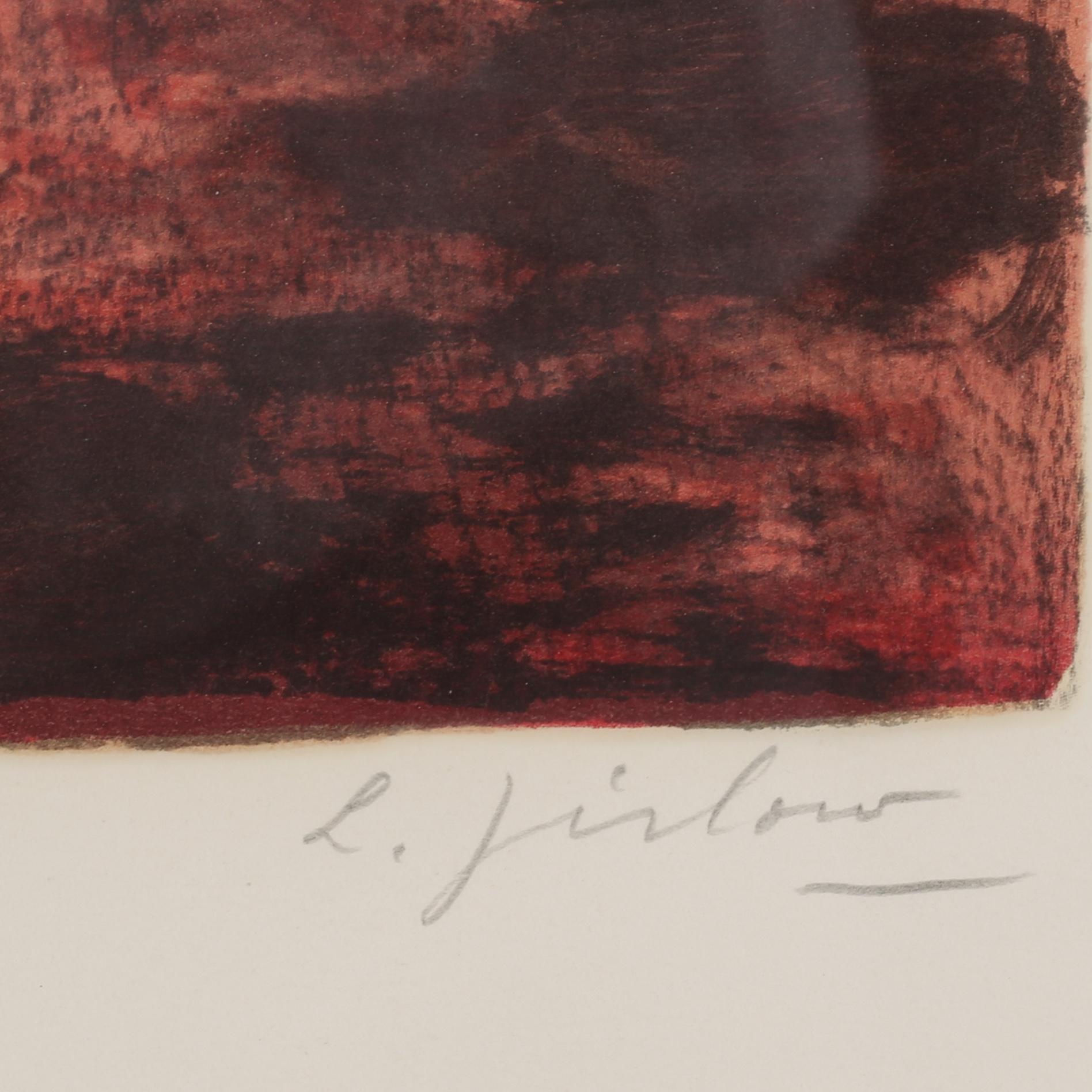 LENNART JIRLOW, färglitografi, signerad och numrerad 249/310.