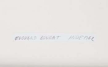 Edouard Boubat, photograph signed on verso.