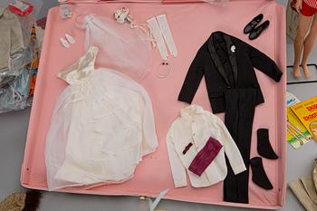 MID-1960s BARBIE, KEN and SKIPPER DOLLS.