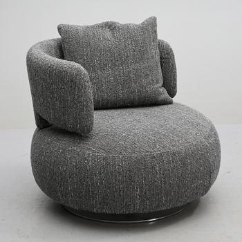 FÅTÖLJ, "Curl", Maurizio Manzoni och Roberto Tapinassi, Roche Bobois, Frankrike, omkring år 2000.