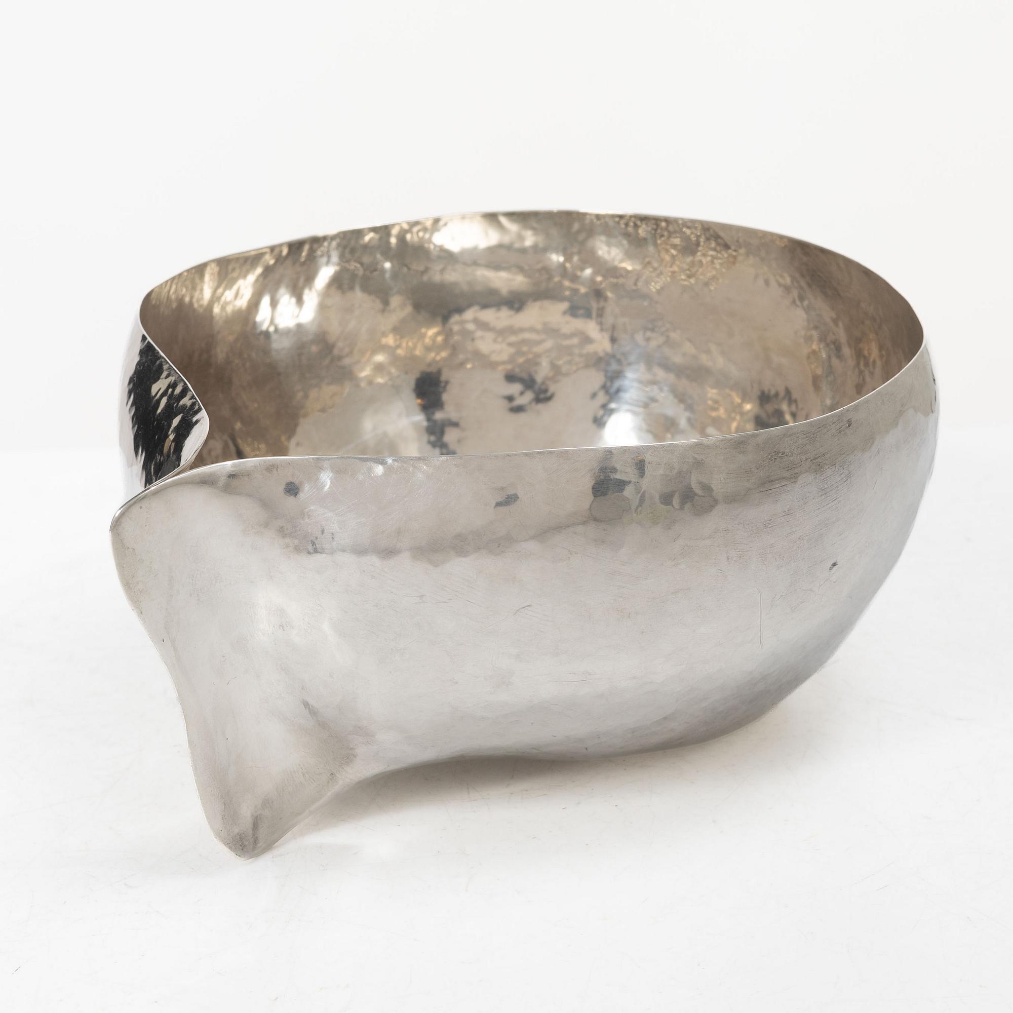 Bernd Janusch, Bowl, sterling silver, Rosa Taikon Janusch, Stockholm 1980.