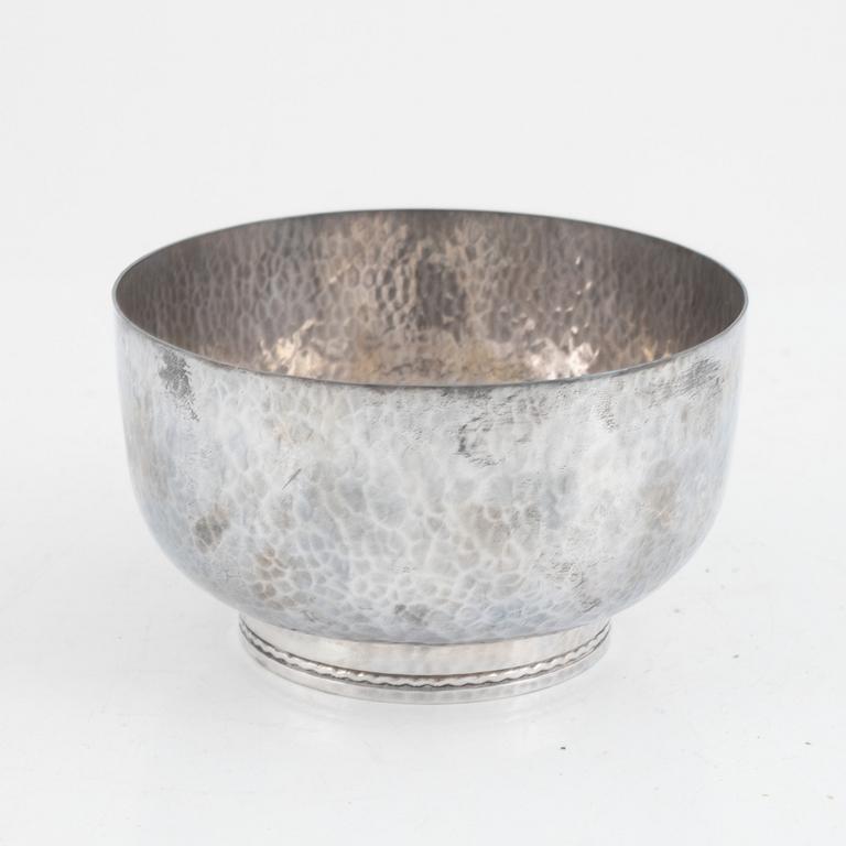 Inger Råström, a "Sofiero" silver bowl, GAB, Eskilstuna, 1992.