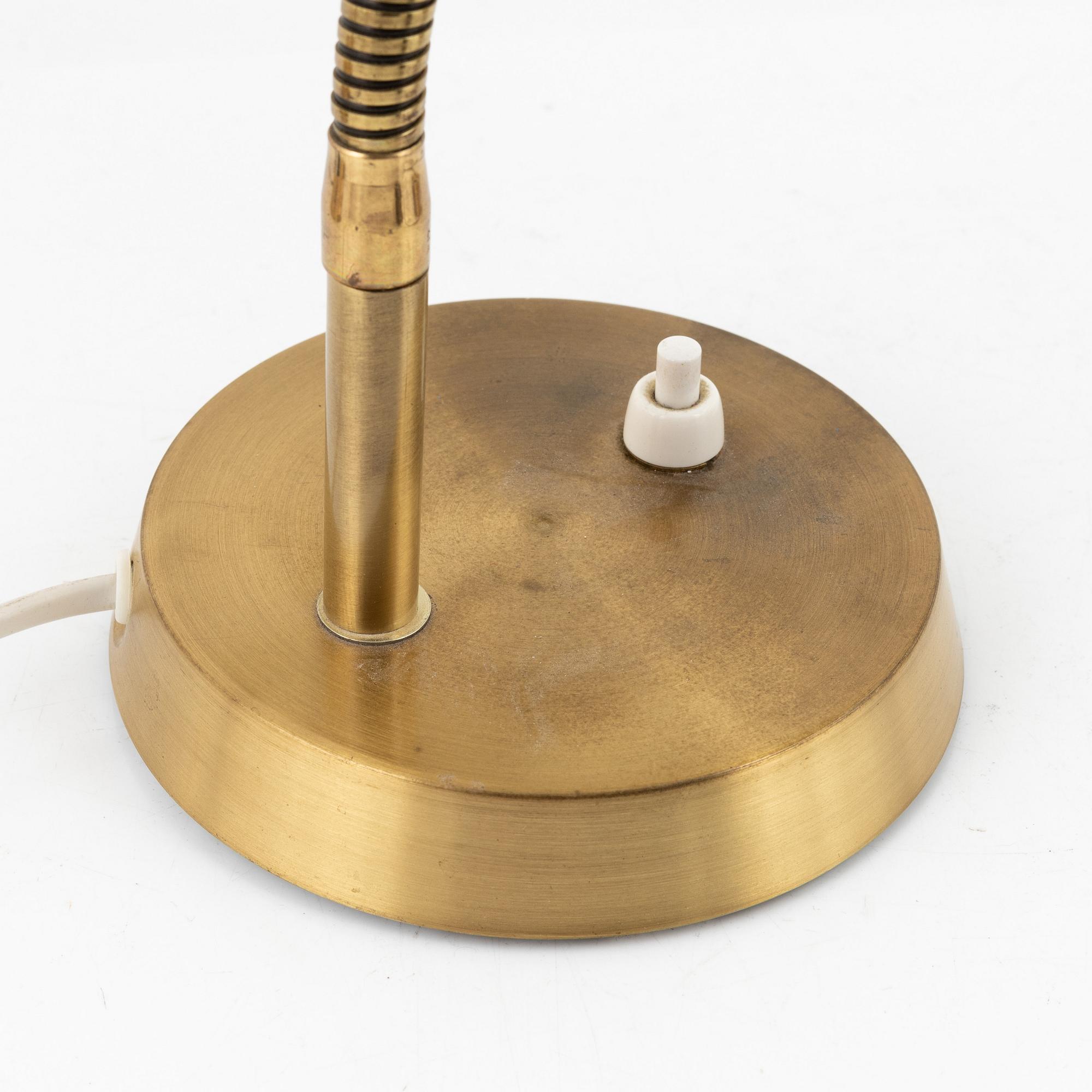 Bordslampor, 3 st, Boréns, 1900-talets andra hälft.