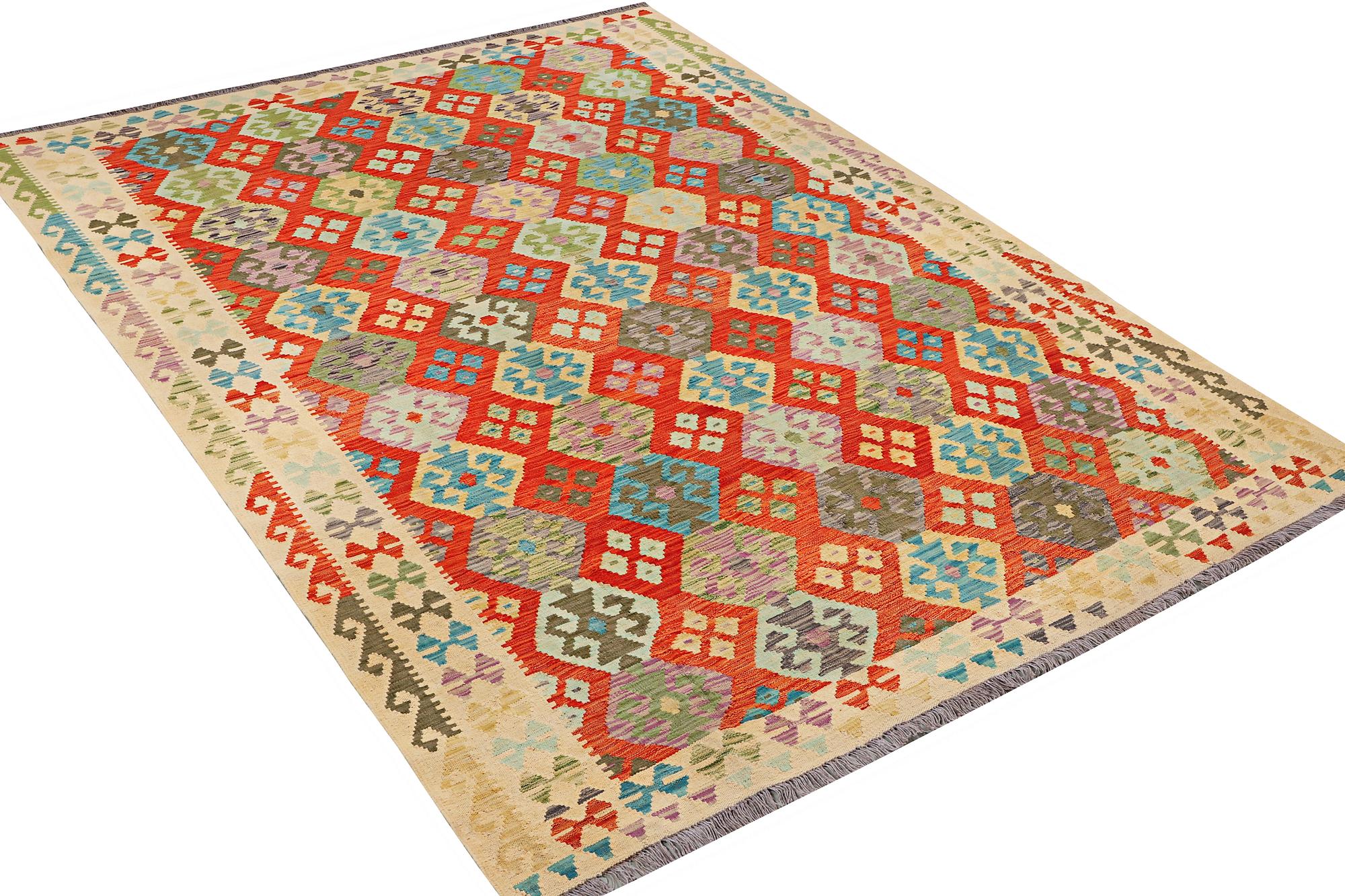A carpet, Kilim, c. 302 x 204 cm.