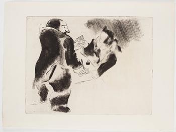 MARC CHAGALL, 71 st etsningar ur upplagan om 285 exemplar på Arches/MBM/J. Perrigot-papper, 1923-1948.