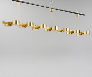 Hans-Agne Jakobsson, a monumental ceiling lamp model T 261/14, Hans-Agne Jakobsson AB, Markaryd, 1950s-60s.