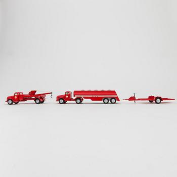 Three diecast Tekno vehicles Denmark 1960s.