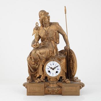 A french mantle clock from PH Mourey, ca 1900.