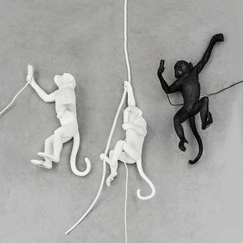 SELETTI, three Monkey lamps, design Marcantonio Raimondi Malerba.
