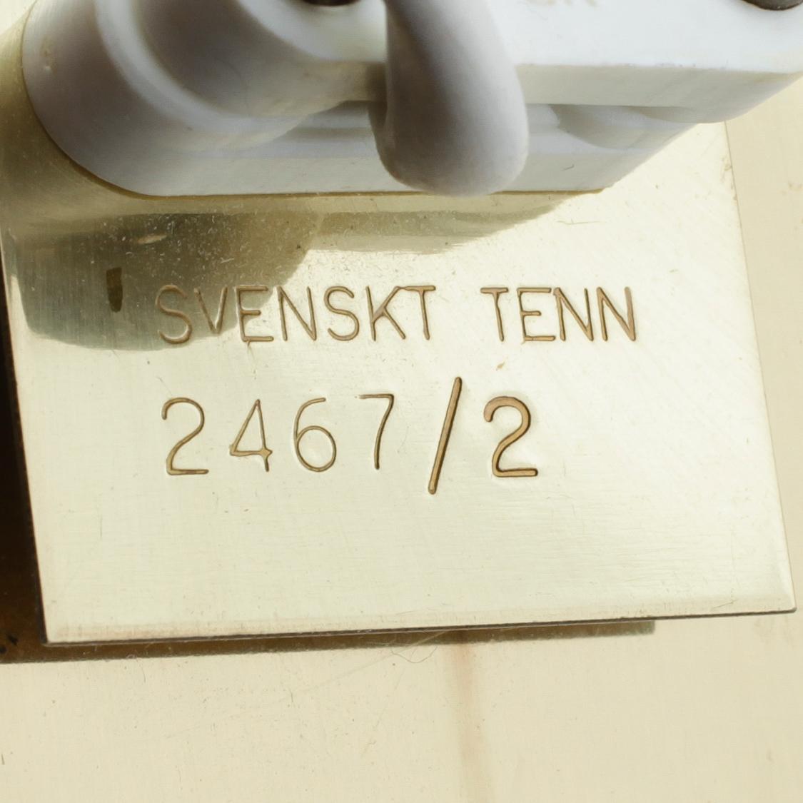 BORDSLAMPA, mässing, modell 2467/2, Josef Frank, Firma Svenskt Tenn.