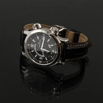 ARMBANDSUR, herr, stål, "Master Compressor Dualmatic", Jaeger Lecoultre., 2009.