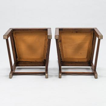 MIKKO S. NUPPONEN, a set of six 1930's 'Jukola' chairs for HMN Huonekaluliike Mikko Nupponen. Finland.