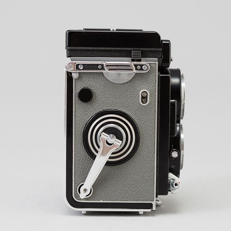 MELLANFORMATSKAMERA, Rolleiflex T modell 1, T2130758, Tyskland, 1958-61.