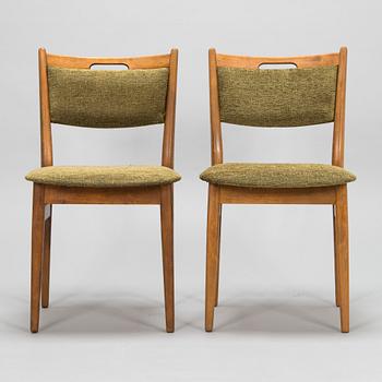 Olof Ottelin, A set of six 'Trio' chairs by Keravan puusepäntehdas for Stockmann 1950s.