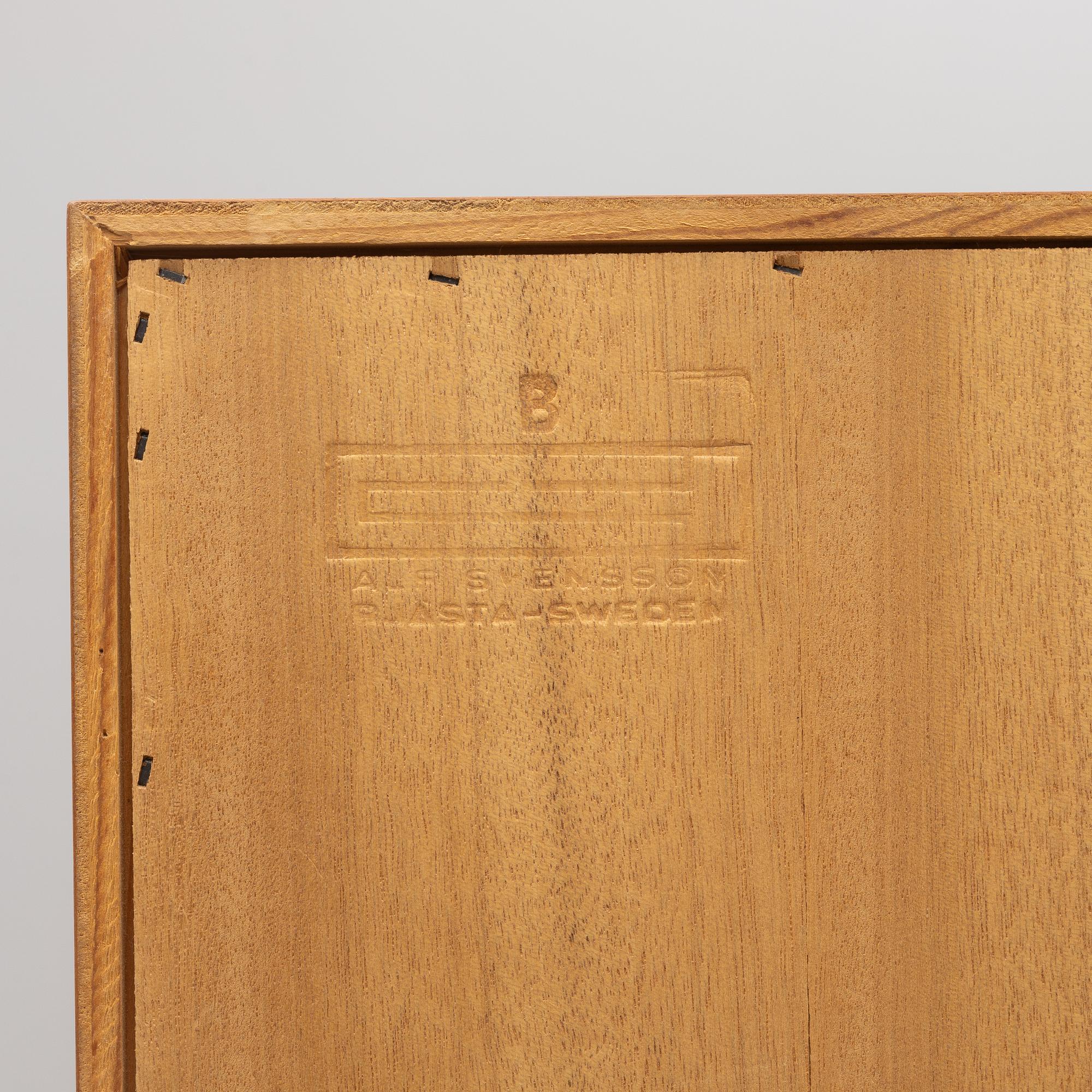 Alf Svensson, bookcase, Bjästa cabinetmaker's factory, 1960s.