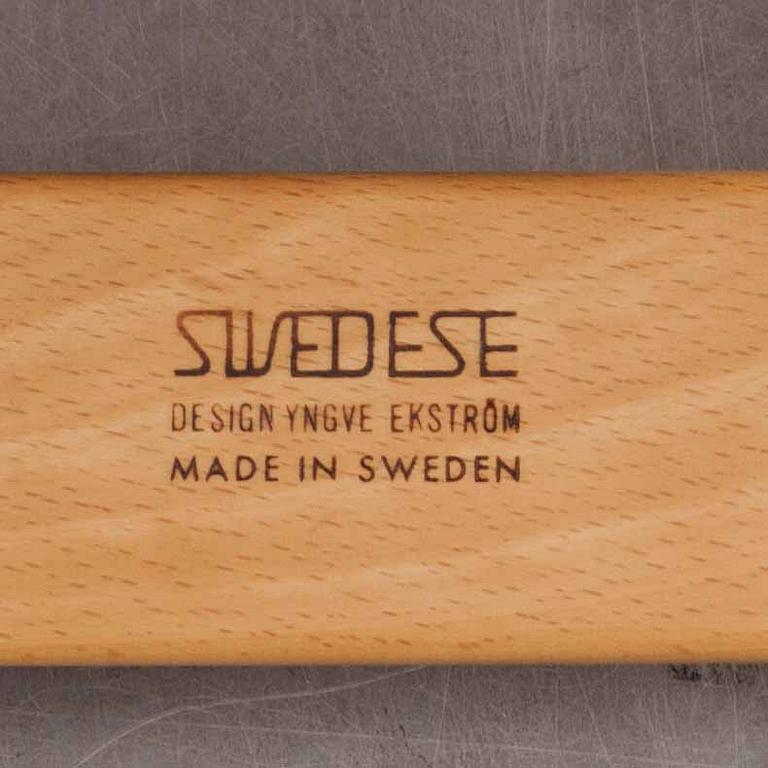 FÅTÖLJ, ett par. "Contino", Yngve Ekström, Swedese, 1900-talets andra hälft.