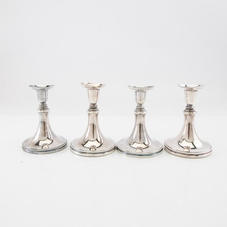 Eric Löfman, Candle holders 4 pcs MGAB Uppsala, later part of the 20th century.