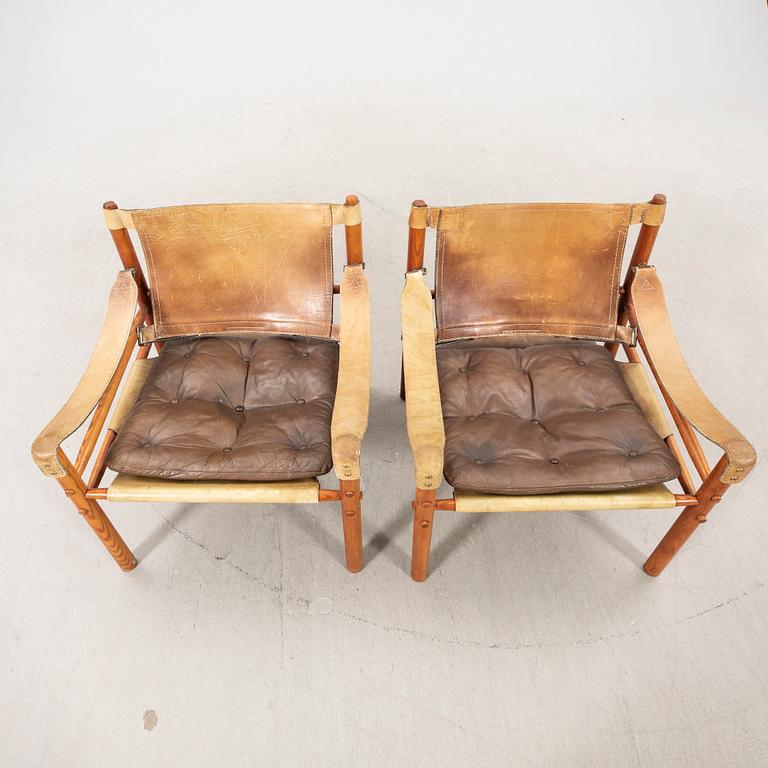 Arne Norell, a pair of Sirocco armchairs.