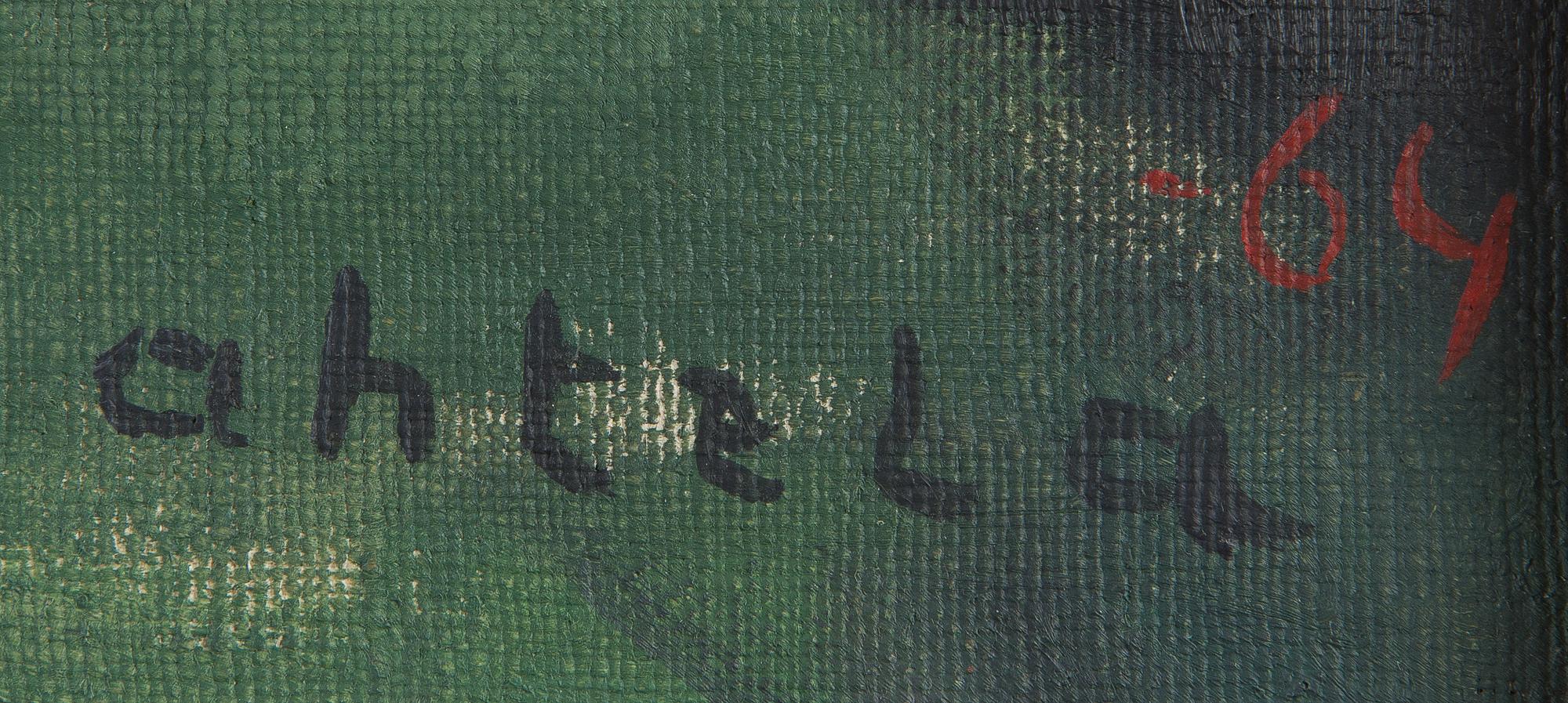 Einar Reuter (H. Ahtela), "Ice melting" (View from Naapurinvaara toward Lake Nuasjärvi).