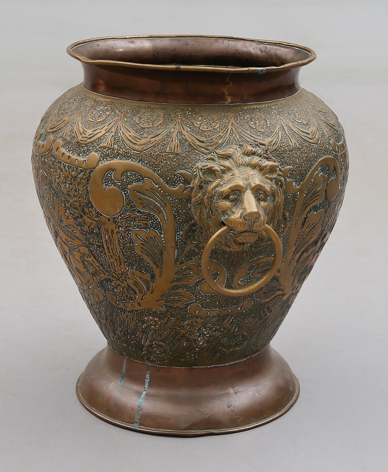 YTTERFODER, mässing och koppar, 1800-tal.