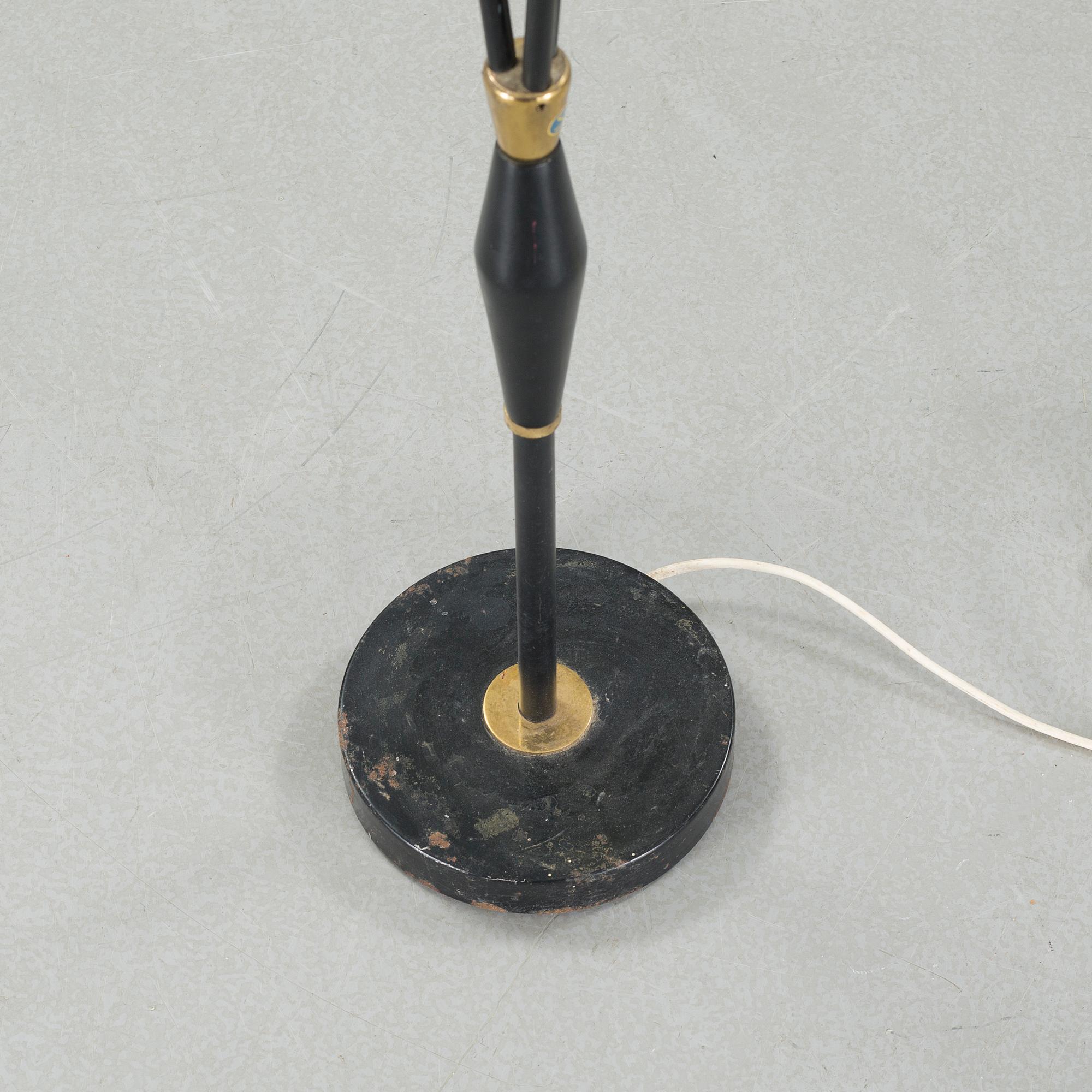 GOLVLAMPA, trearmad, 1950/60-tal.