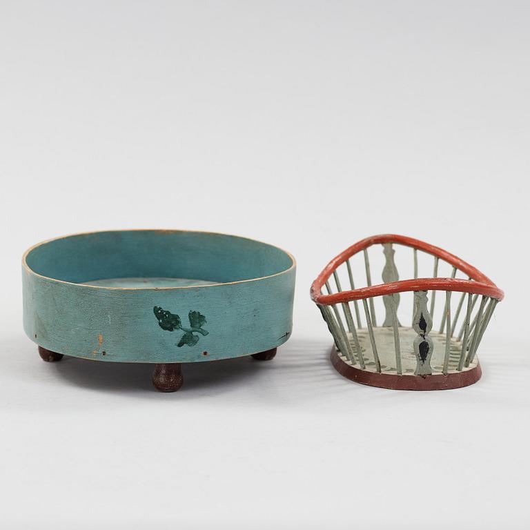 two baskets from the 19th century.
