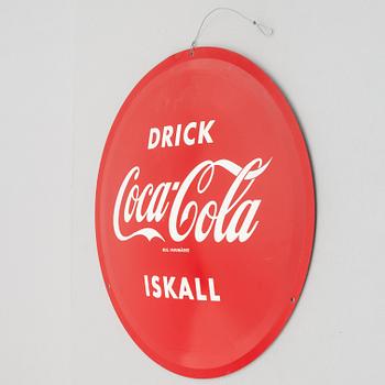 Coca-Cola, advertising sign, 1960s.