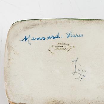 Three porcelain boxes, France, First half and mid 20th century.