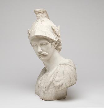 A 19th century marble bust.