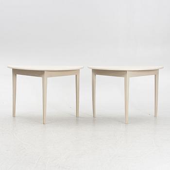 Wall tables, a pair, 19th century.