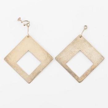 Lars Arby, five pairs of earrings, silver.