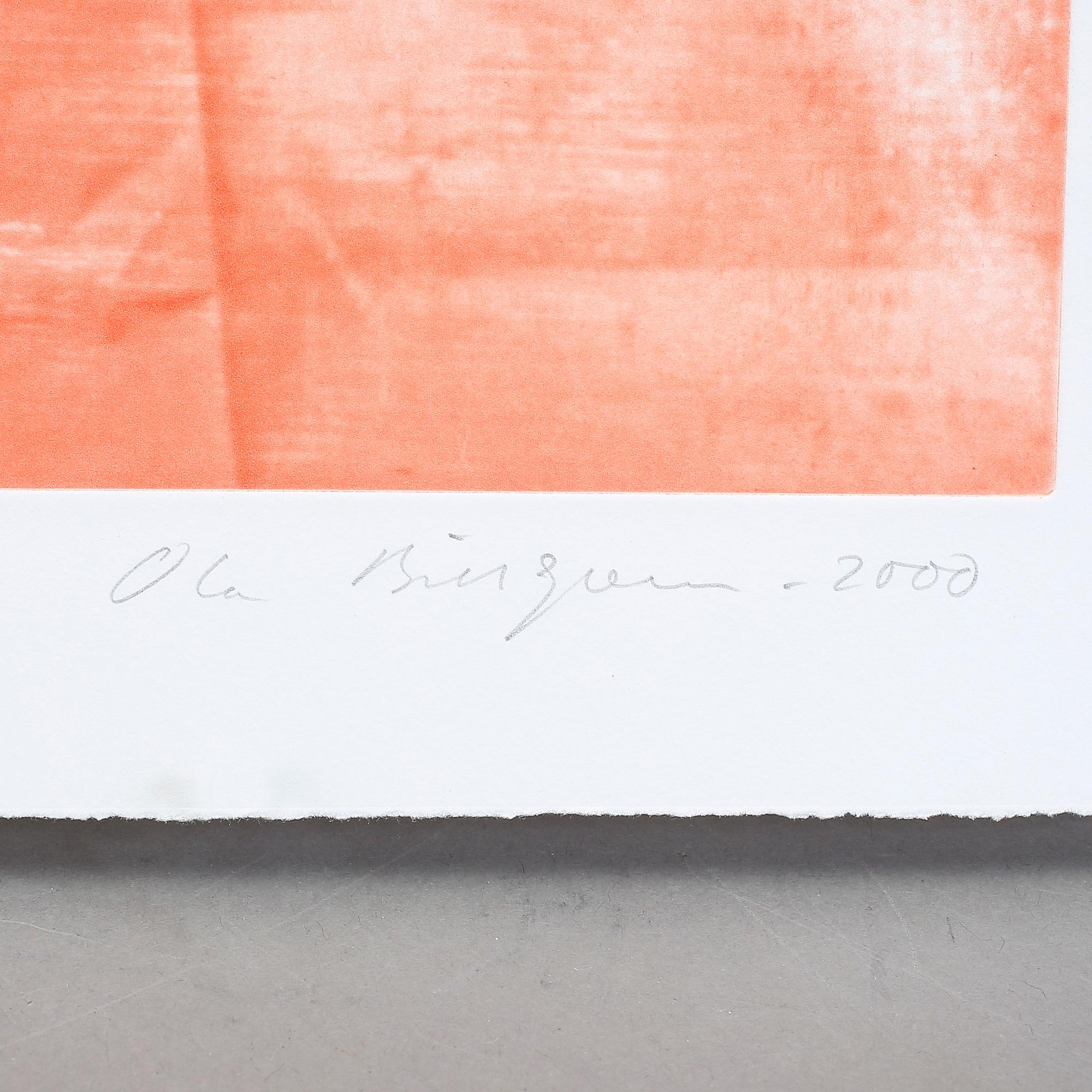 OLA BILLGREN, färglitografi, signerad och numrerad 174/250.