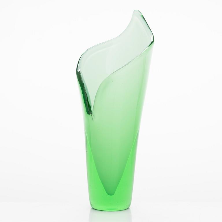 Gunnel Nyman, vas, "Calla", signerad Riihimäen Lasi Oy, Gunnel Nyman.