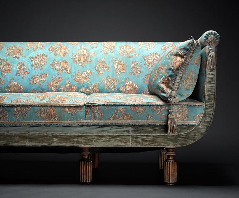 An Axel Einar Hjorth  originally upholstered 'Library' sofa, Nordiska Kompaniet, 1931.