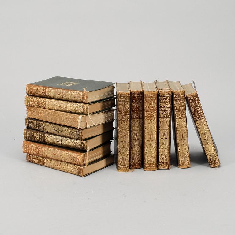 BOKVERK, 13 vol, "Mediaval towns", London 1904-10.