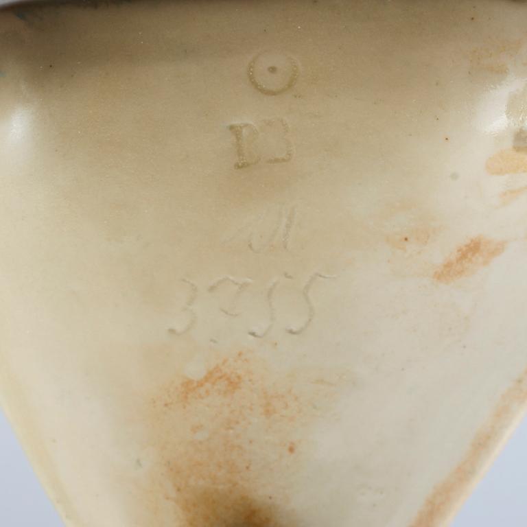 VASER, 1 par, keramik, signerad Grumbach, Bernard Bloch, omkring år 1900.