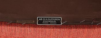 FÅTÖLJER, ett par, "Samsas", Carl Malmsten, AB OH Sjögren stoppmöbler Tranås.