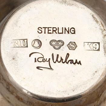 PARTI SILVER, 5 delar. Bl a Rey Urban, Stockholm 1960. Totalt ca 390 g.