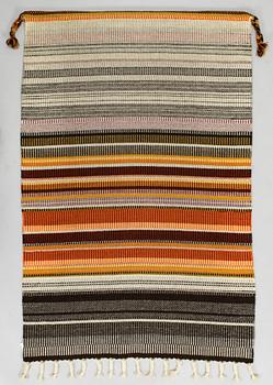 Elsa Montell-Saanio, a Raanu textile 'Campfire' from Lapland. Ca 129 x 85 cm.