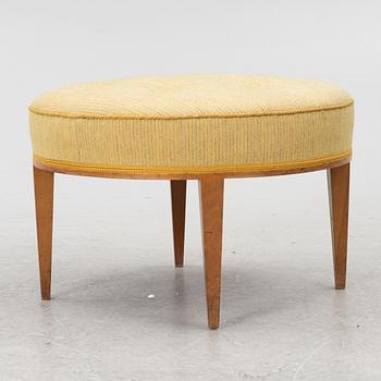 Josef Frank, a model 647 ottoman, Firma Svenskt Tenn, before 1985.