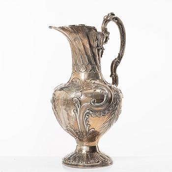 Lale Silverware & Co Ltd, a sterling silver pitcher, Istanbul, Turkey, 20th century.
