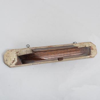 A boat model, first half of the 20th century.