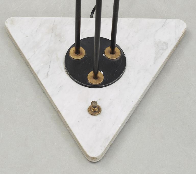 An Italian floor lamp attributed to Stilnovo.