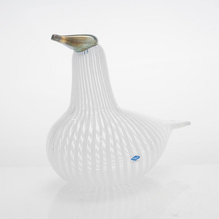 Oiva Toikka, Glass bird, Finland's 75th Independence Year, sign. Suomen sotka Oiva Toikka, Nuutajärvi 1992, 136/1992.