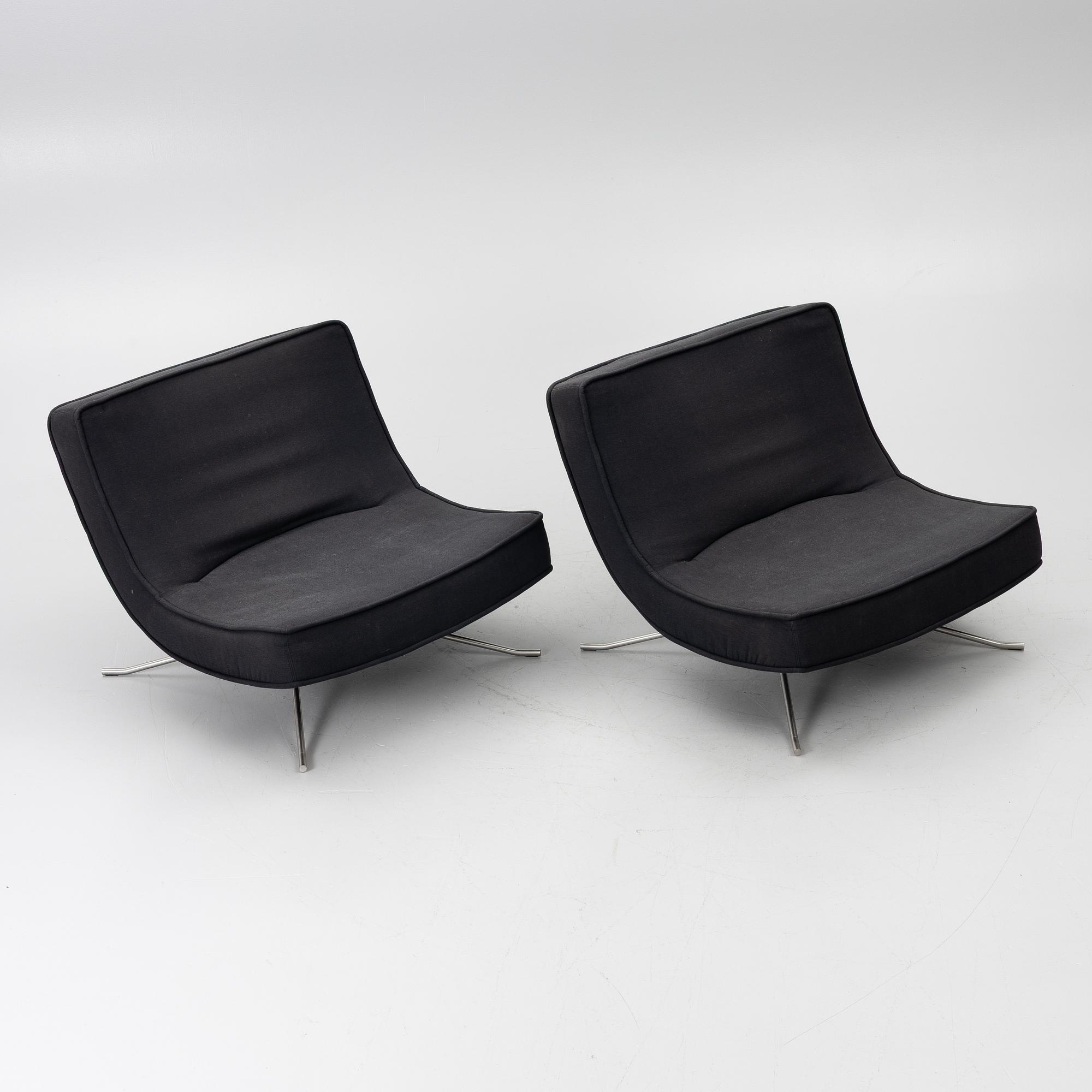 Christian Werner, armchairs, a pair, “Pop”, Ligne Roset, 2002.