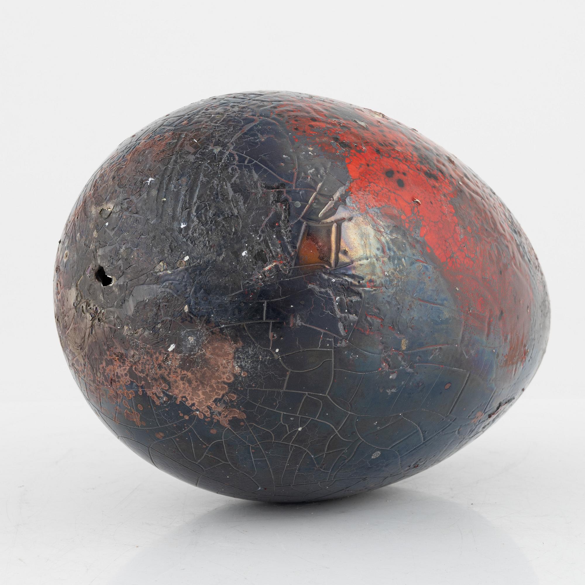 Hans Hedberg, skulptur, ägg, Biot, Frankrike.