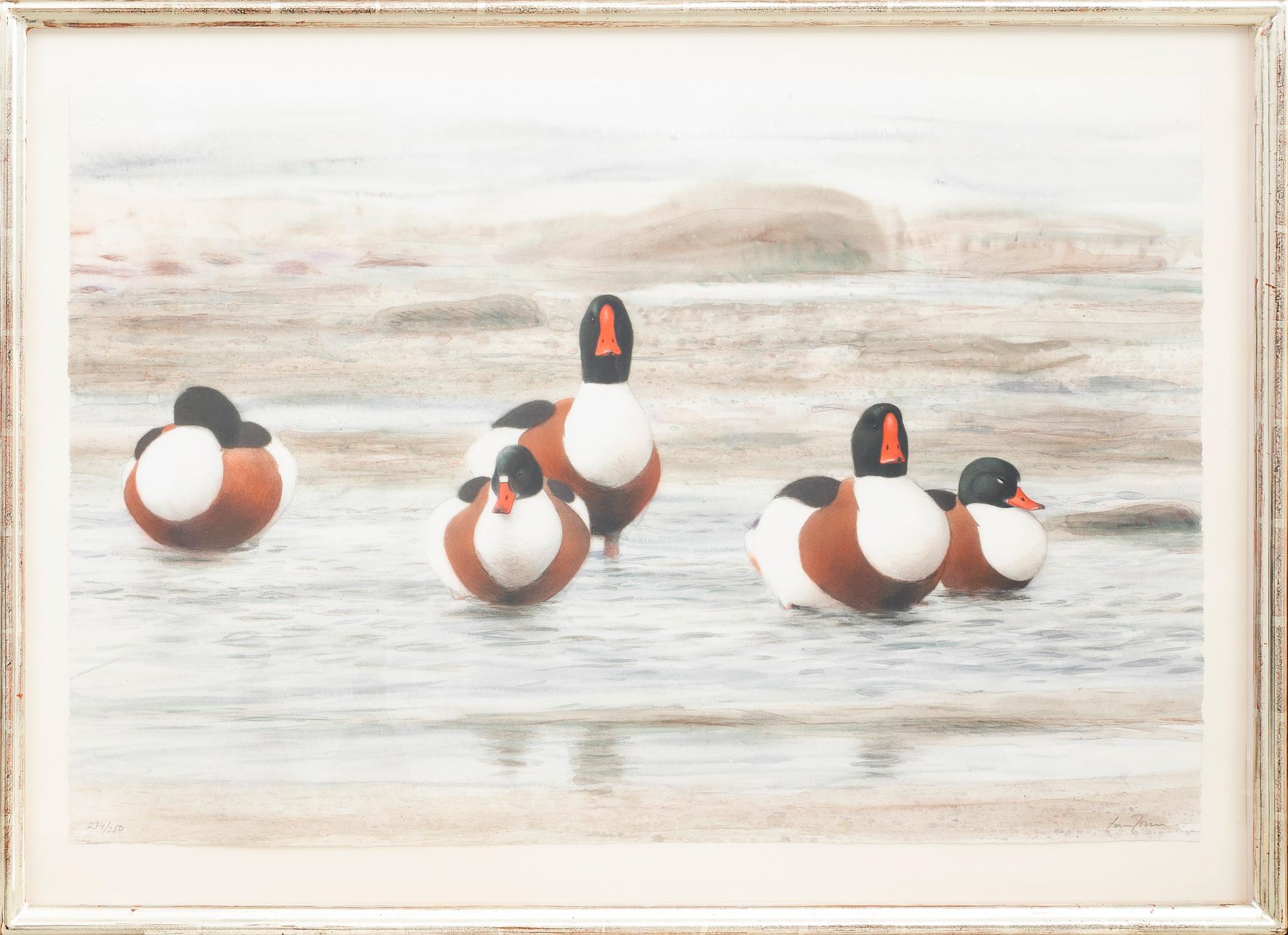 Lars Jonsson, färglitografi, signerad och numrerad 234/250 cm.